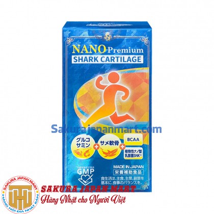 Viên uống bổ xương khớp Nichiei Bussan Nano Premium Shark Cartilage 150 viên
